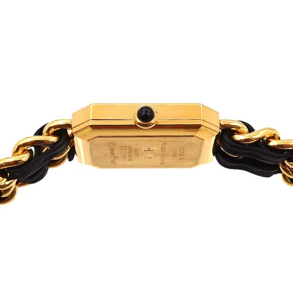 CHANEL Premiere XL size H0001 Ladies' watch Black Gold Quartz - Picture 5 of 7